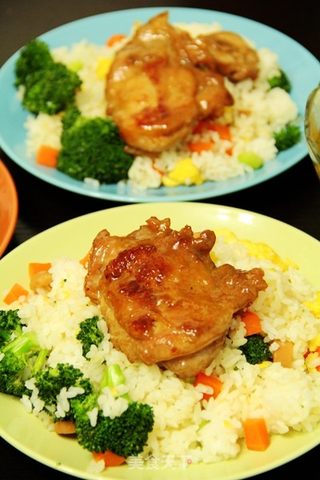 照烧鸡腿饭的做法步骤:6