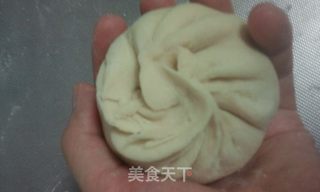 双色花朵馒头的做法步骤:6