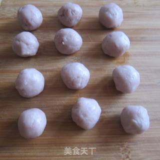 香芋蛋黄酥的做法步骤:7