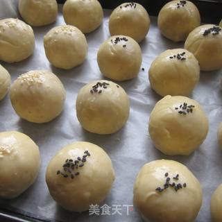香芋蛋黄酥的做法步骤:25
