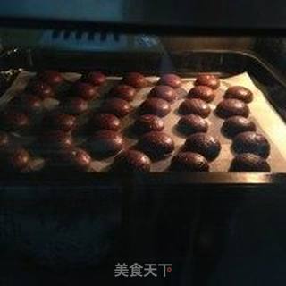 抹茶夹心巧克力小西饼的做法步骤:18