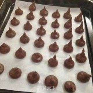 抹茶夹心巧克力小西饼的做法步骤:15
