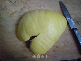 【蜂蜜柚皮糖】---能拔出丝的抗感良方的做法步骤:2