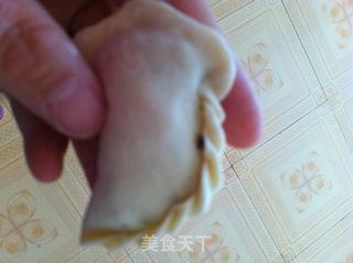 韭菜豆干水饺的做法步骤：13