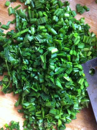 韭菜豆干水饺的做法步骤:7