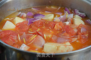 西红柿炖牛肉的做法步骤:14