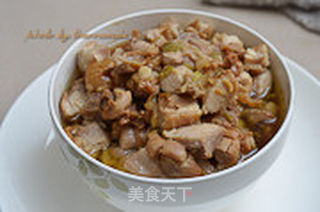 香芋蒸鸡腿的做法步骤:9