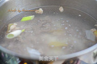 白萝卜牛肉粥的做法步骤:6
