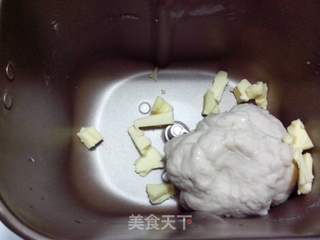 芝士核桃火腿餐包的做法步骤:3