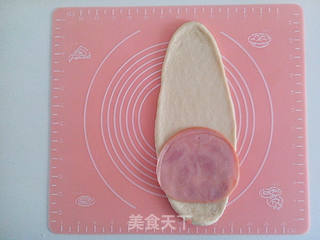 芝士核桃火腿餐包的做法步骤:9