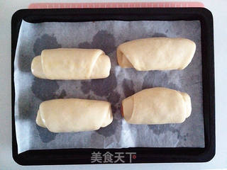 芝士核桃火腿餐包的做法步骤:15