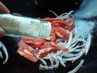 洋葱炒西红柿的做法步骤:5