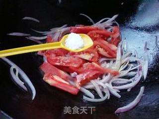 洋葱炒西红柿的做法步骤:6