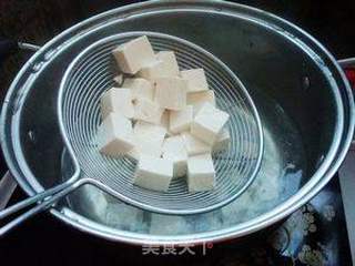 茴香菜豆腐的做法步骤:2