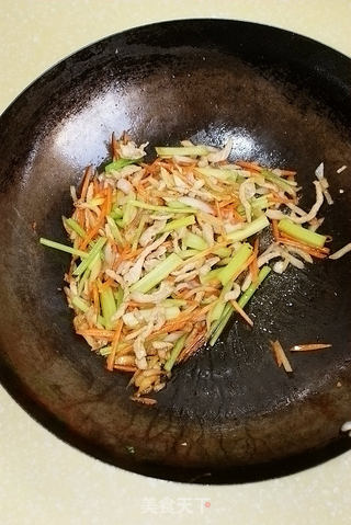 简单美味的家常炒面的做法步骤:9