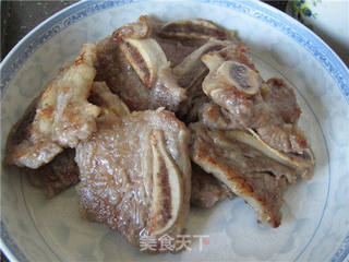 三杯牛仔骨的做法步骤:11