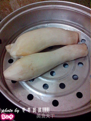 手撕杏鲍菇——健康快手菜的做法步骤:2