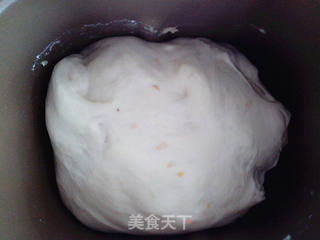 柠香栗子蓉土司的做法步骤:2