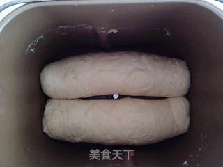 柠香栗子蓉土司的做法步骤:8