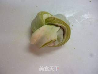 抹茶夹层面包成型方法的做法步骤:10