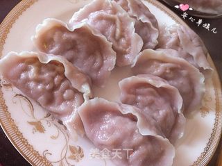 紫皮水饺-----淡紫色的午餐的做法步骤：17