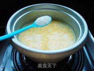 玉米蛋花粥的做法步骤:7