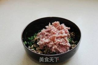 肉末青菜包子的做法步骤:5