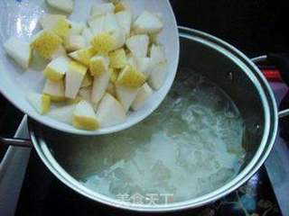 银耳雪梨粥的做法步骤:6