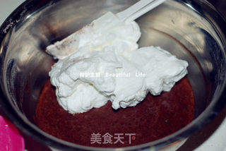 巧克力戚风--送给深秋一抹温柔的做法步骤:11