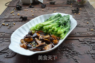 香菇青菜的做法步骤:13