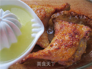 蜂蜜无花果烤鸭的做法步骤:12