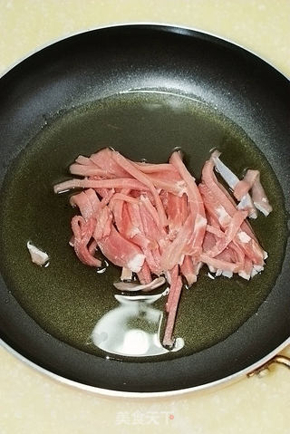 夏虫冬藻养生菜-----肉丝炒小海带的做法步骤:6