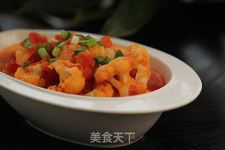 番茄菜花的做法步骤:10
