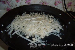 【芥茉金针菇】的做法步骤:3