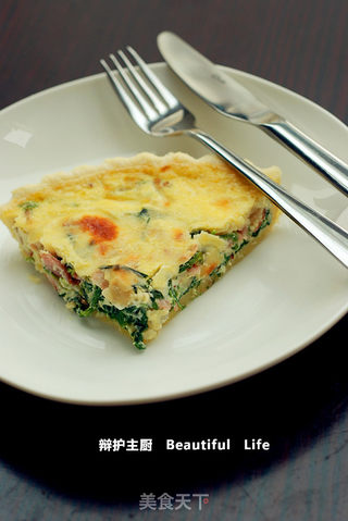 培根菠菜奶油塔--法国家庭料增色你周末的Brunch的做法步骤:16
