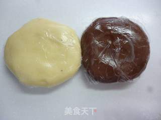 黑白双色小熊饼干的做法步骤:4