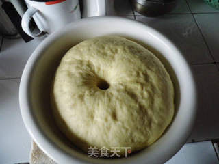 营养每一天—————【迷迭香鸡蛋面包】的做法步骤:5