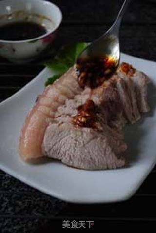 蒜泥白切肉的做法步骤:12