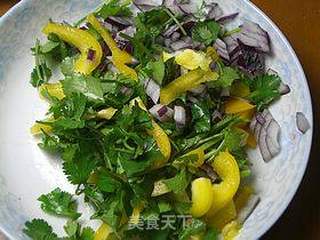 虾仁菠菜沙拉的做法步骤:4