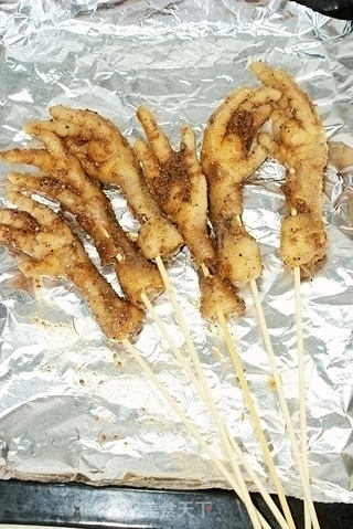 【香烤凤爪】---鸡爪的上档升级吃法的做法步骤:7