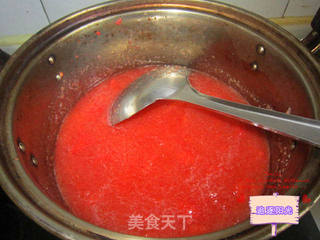 纯天然无添加剂的山楂果酱,果丹皮和山楂糕的做法步骤:6