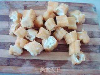 油条炒丝瓜的做法步骤：2