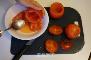 牛肉番茄盅 Tomates farcies的做法步骤：1