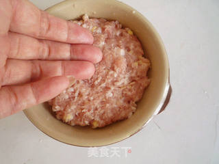 鹌鹑蛋蒸肉饼的做法步骤:7