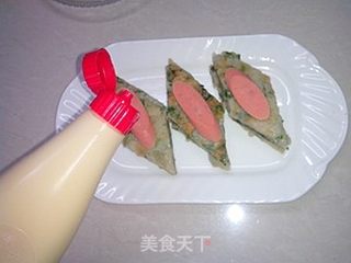 火腿肠素饼沙拉的做法步骤:11