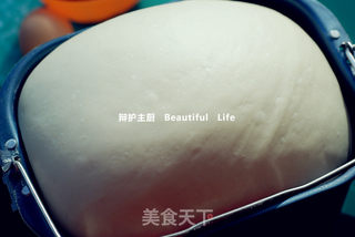 椰香菊花包的做法步骤:4