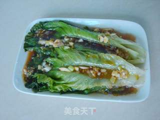 白灼生菜的做法步骤:7