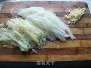 白菜拌豆腐丝的做法步骤:3