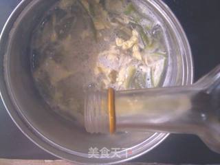 花胶秋葵羹的做法步骤:7