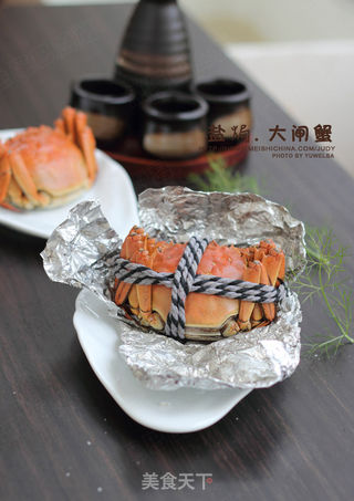 盐焗大闸蟹---让蟹黄更甘醇的做法步骤:8
